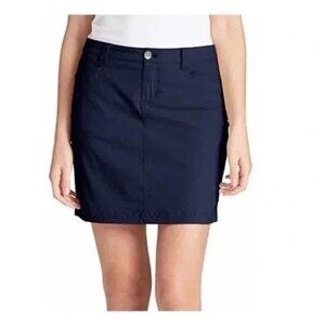 EDDIE BAUER Golf Skirt Size 16 Navy Blue Skort Womens Sportswear